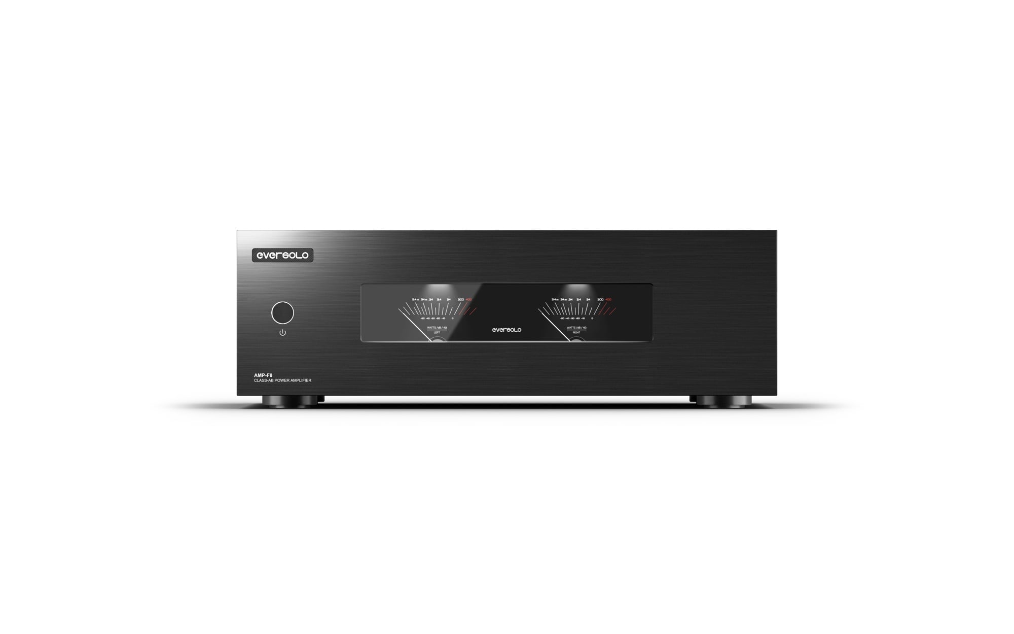 Eversolo AMP-F8 Class AB power amplifier with dual analog VU meters