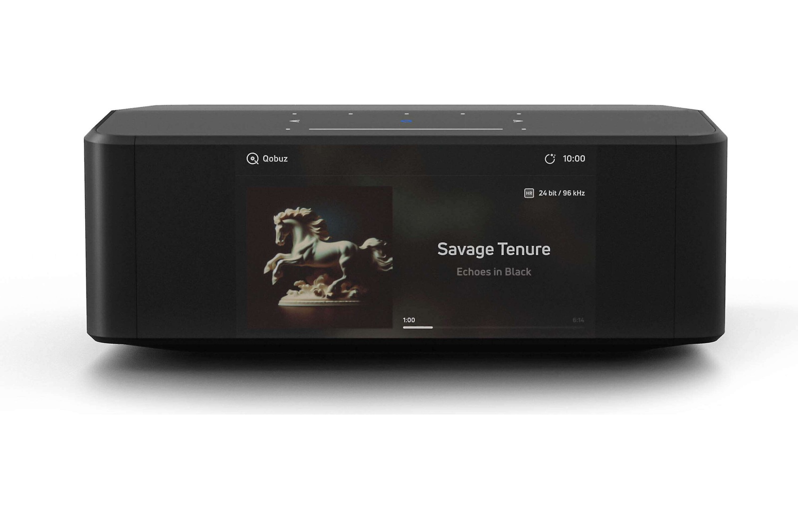 Bluesound Node Icon reference streamer — manufacturer stock photo; listing is factory sealed