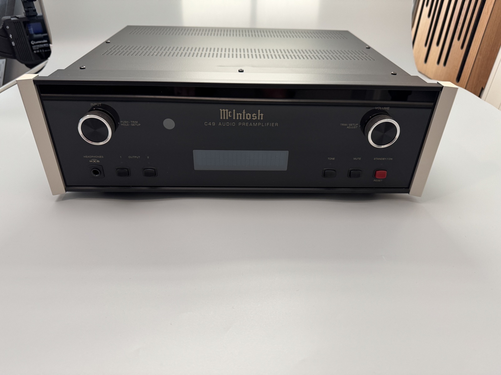 McIntosh C49 Audio Preamplifier — front panel