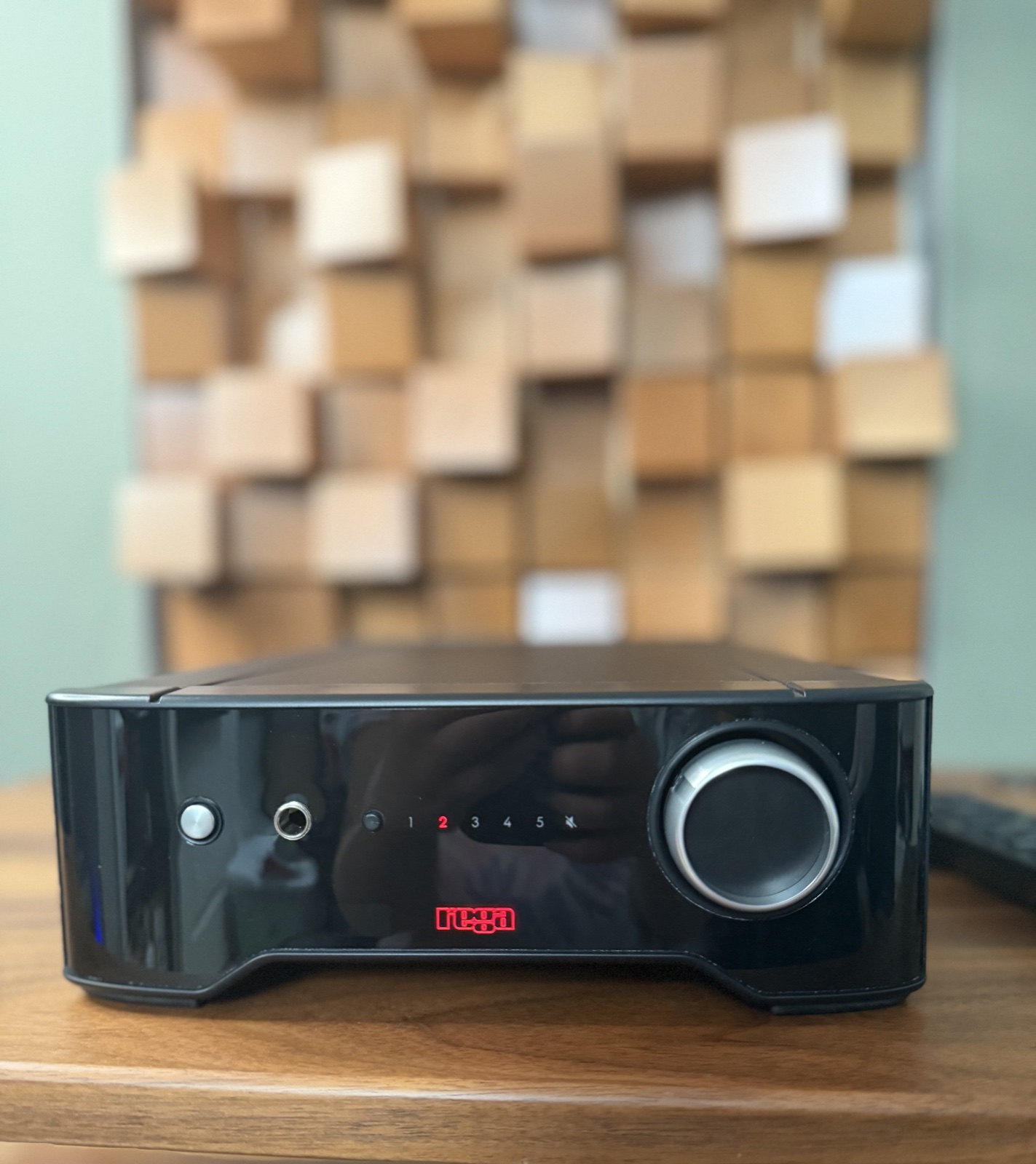 Rega Brio integrated amplifier — gloss black front panel