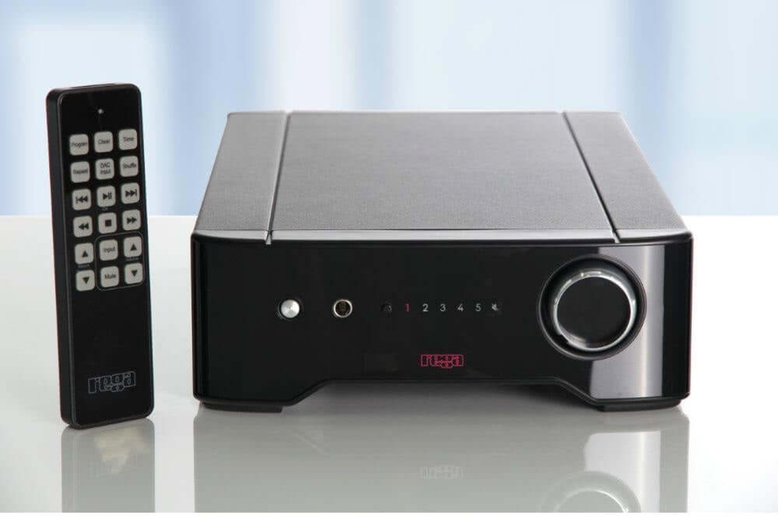 Rega Brio integrated amplifier with remote — manufacturer stock photo; listing is factory sealed in box
