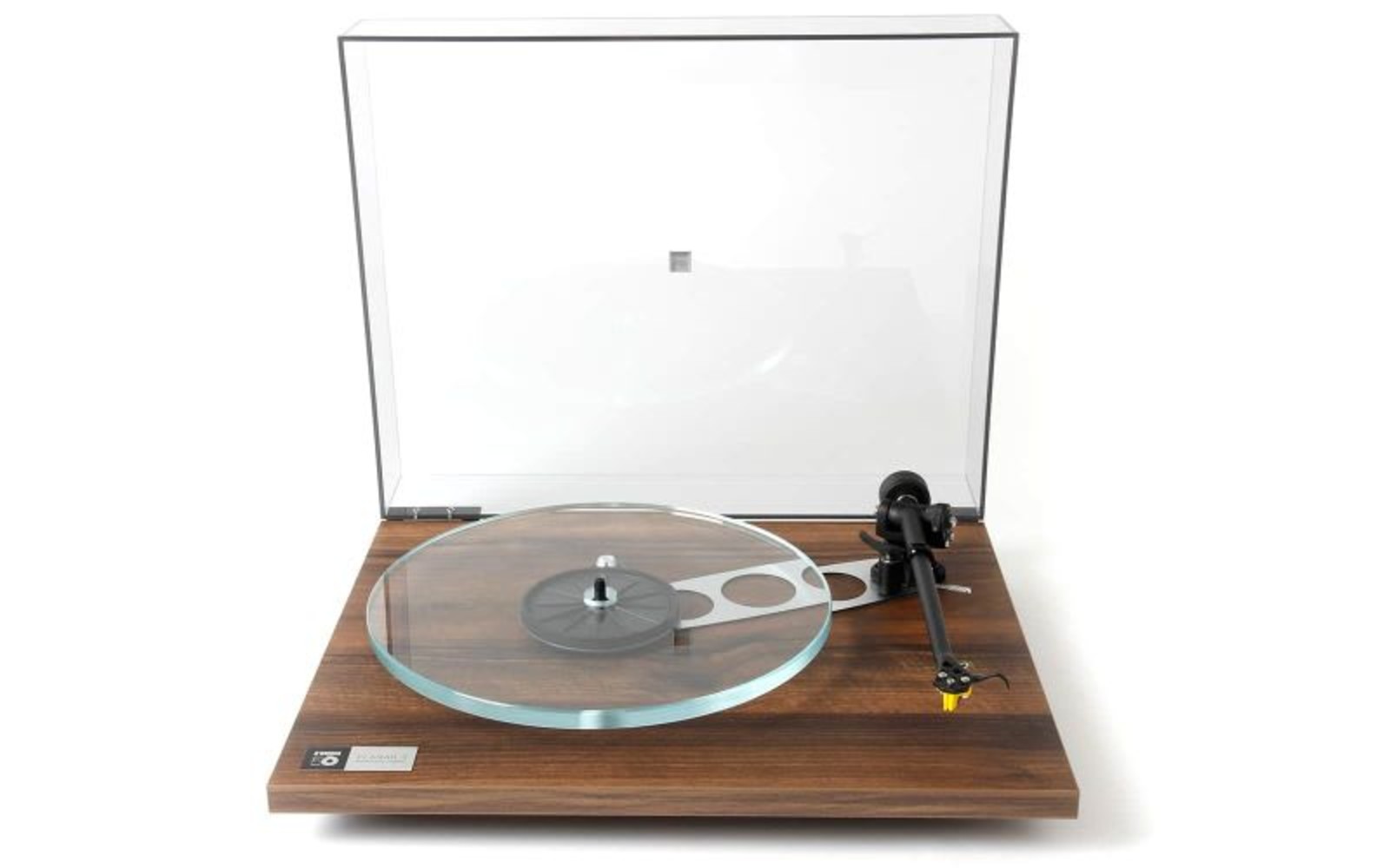 Rega 50th Anniversary P3 turntable — walnut finish